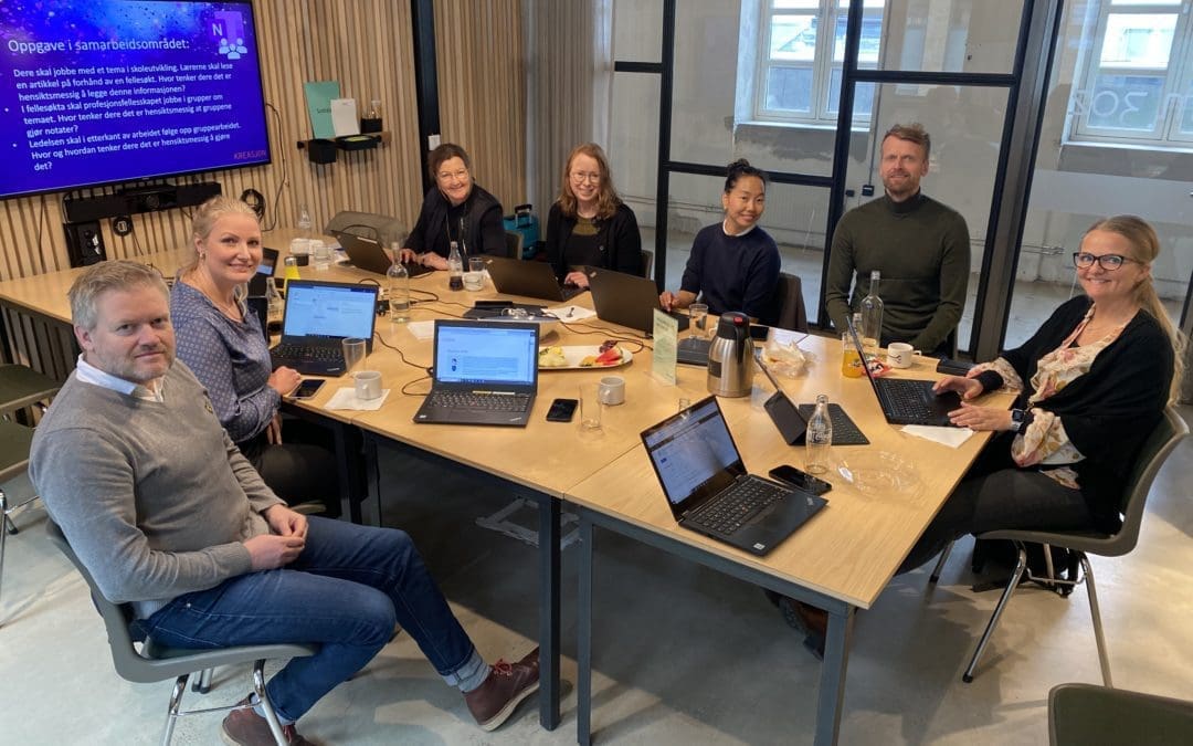 Ledelsen hos Ekeberg skole i spissen med ny Teams satsing